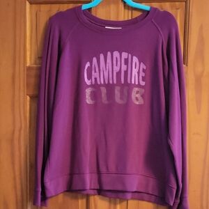Purple Campfire Club Sweatshirt